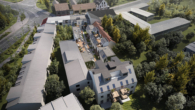 neubauprojekt oh deer 1220 wien vogelperspektive 1 - Ruhige, südseitige 1-Zimmer Gartenwohnung | Nähe Hirschstettner Aupark