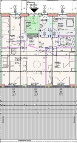 ANLEGER 3-ZIMMER NEUBAUWOHNUG MIT CARPORT! PROVISIONSFREI FÜR KÄUFER!, 8753 Fohnsdorf / Sillweg, Terrassenwohnung