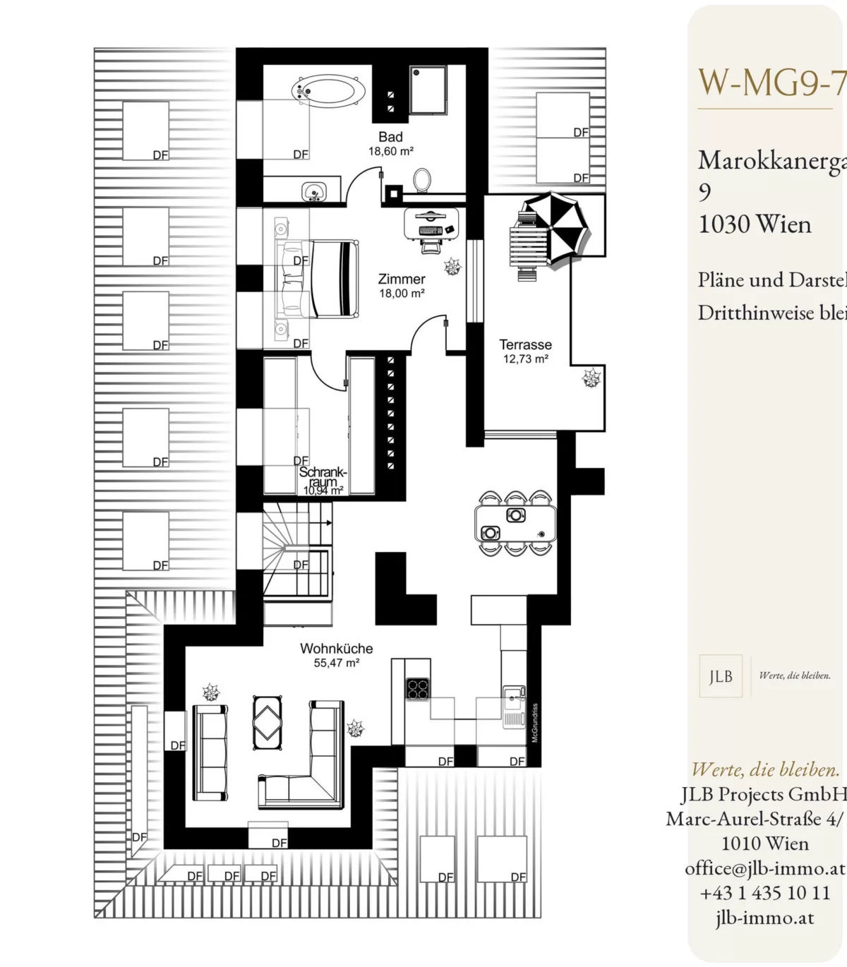 Wohnung 250103 – Grundriss in Wien