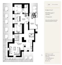 Wohnung 254301 – Grundriss in Wien