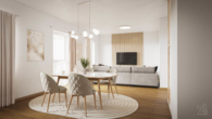 neubauprojekt oh deer wohnen kochen haus 4 top 3 - Südseitiges Single-Apartment mit Balkon | ERSTBEZUG