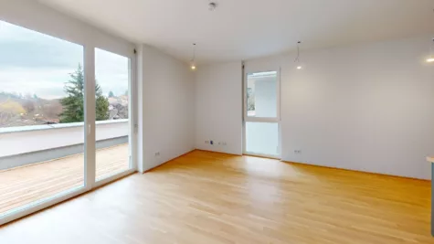 Vermietete Anlegerwohnung – 2 Zimmer mit Balkon, Gösting, 8051 Graz, Dachgeschosswohnung
