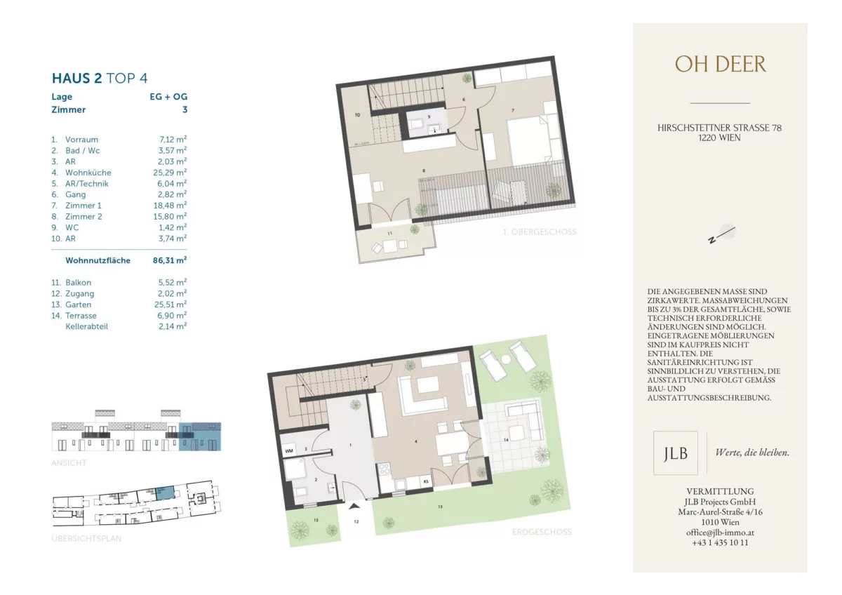 Grundriss Oh Deer – JLB