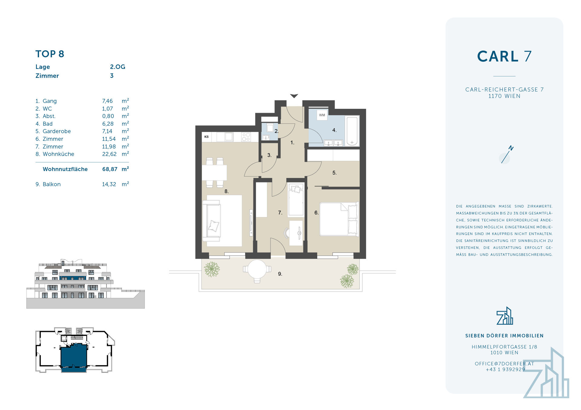Carl 7 Wohnungsplan Top 08