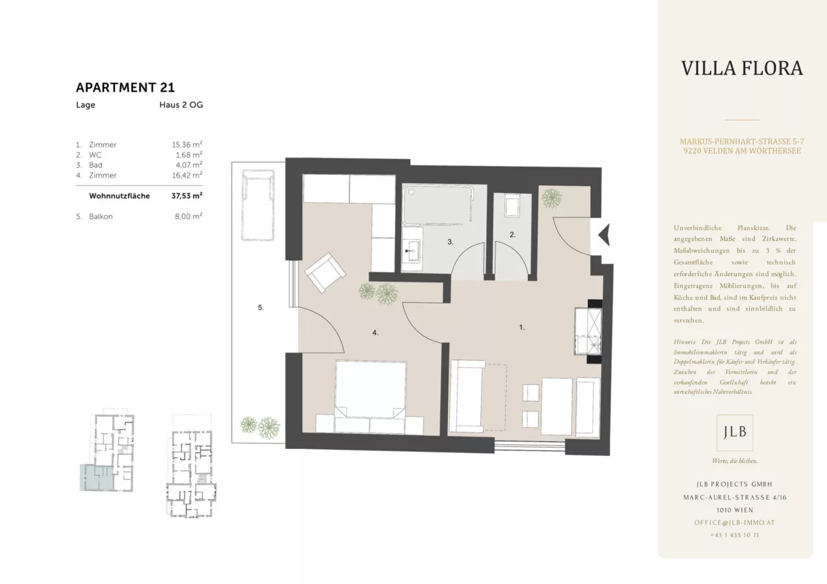 JLB Grundriss – Villa Flora-Verkaufsplan-Apartment-21