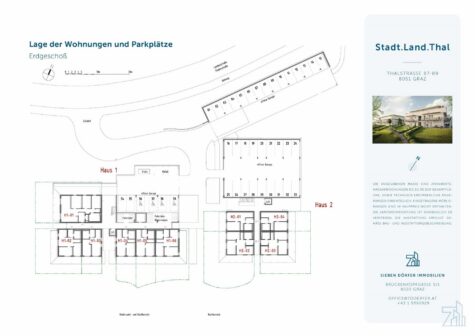 Vermietete Anlegerwohnung – 3 Zimmer, 102 m² Garten, Gösting, 8051 Graz, Wohnung