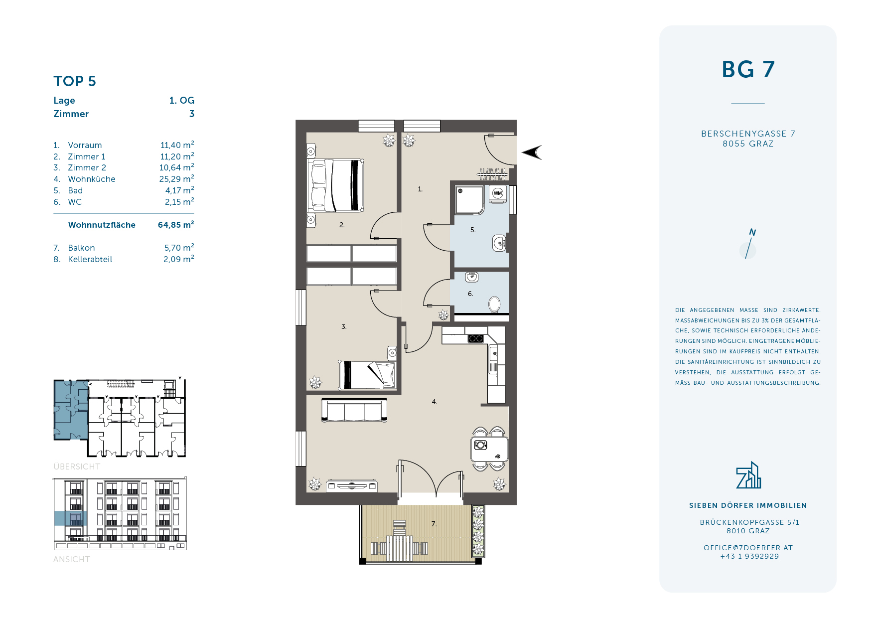 Wohnung 234000 – Immobilienansicht in Graz