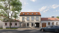 ansicht strasse stammersdorfer strasse 39 - Modernes Geschäftslokal in Stammersdorf – Neubau, straßenseitig, perfekte Sichtbarkeit