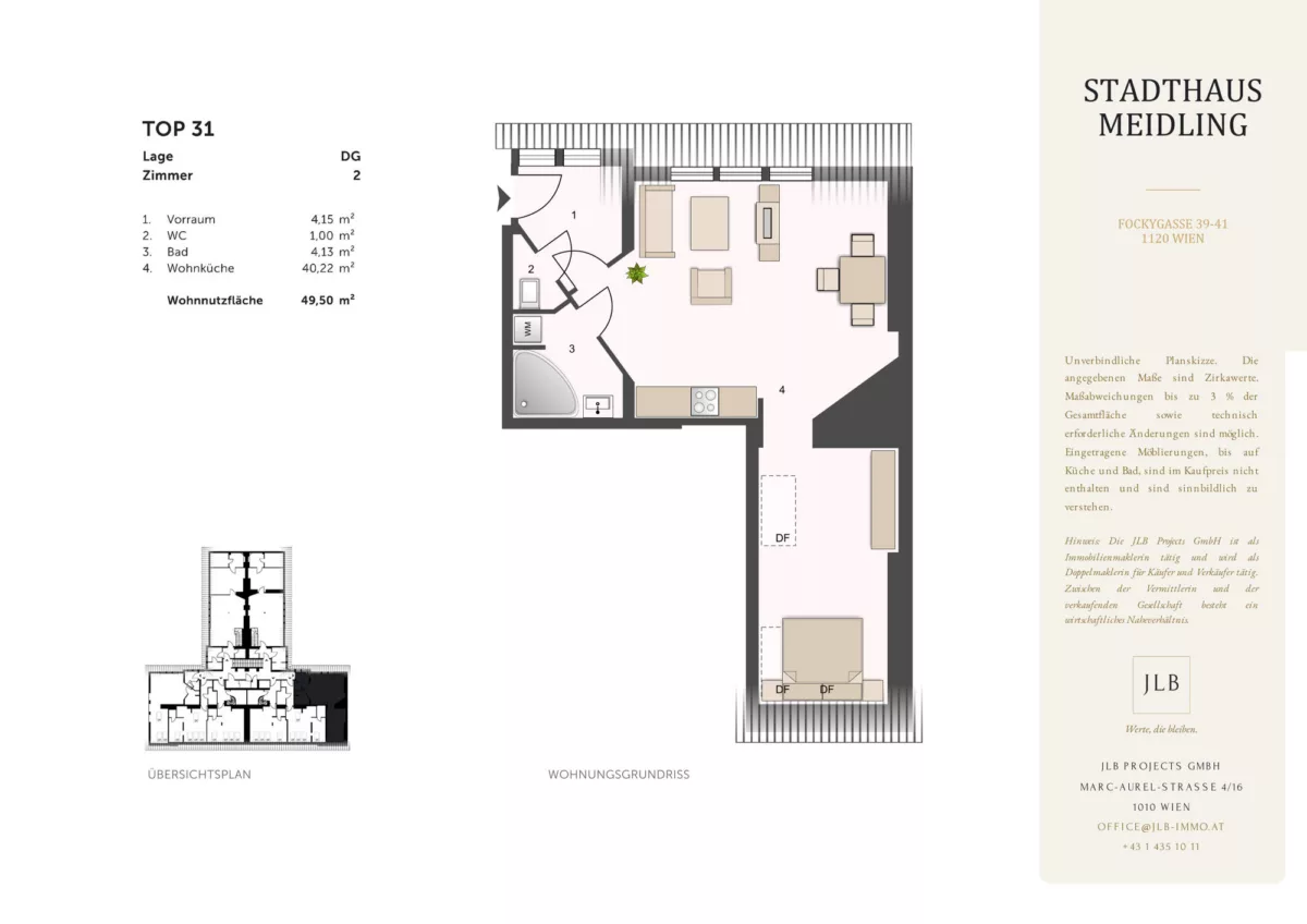 Wohnung 250293 – Grundriss in Wien