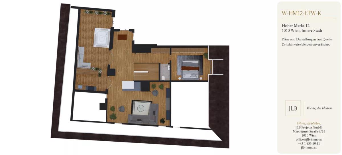 Wohnung 254020 – Grundriss in Wien