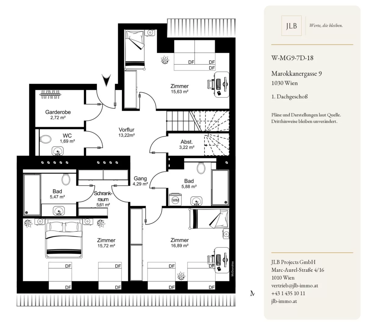 Wohnung 254285 – Grundriss in Wien