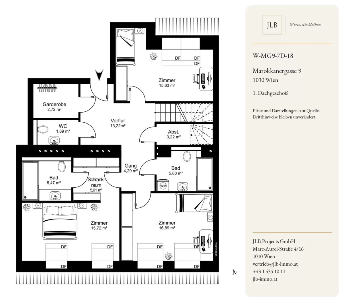 Wohnung 254285 – Grundriss in Wien