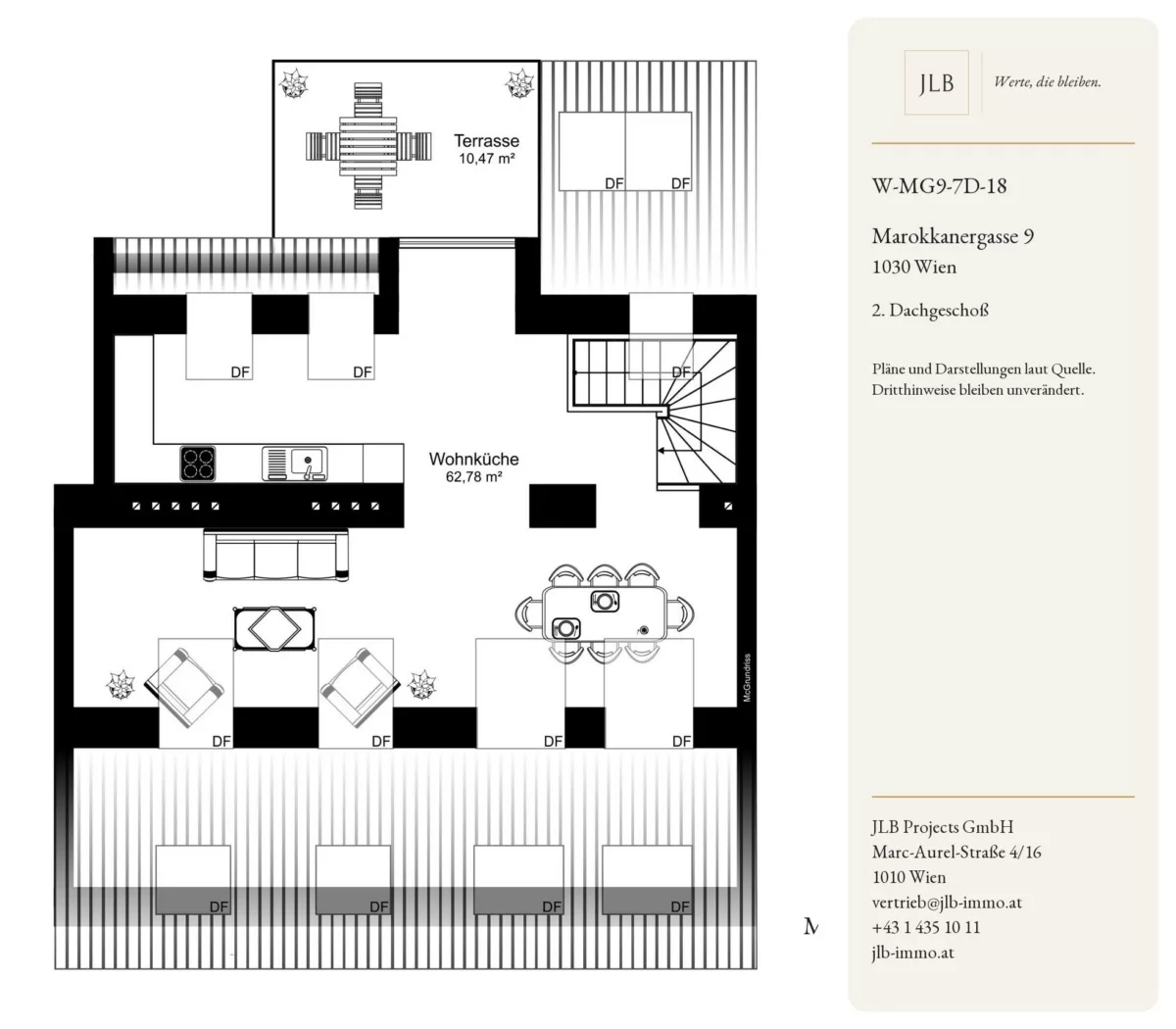 Wohnung 254285 – Grundriss in Wien