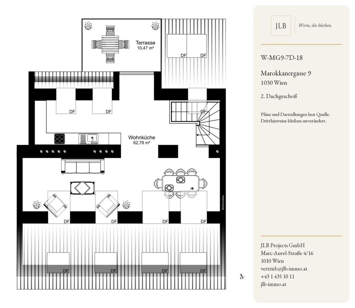 Wohnung 254285 – Grundriss in Wien