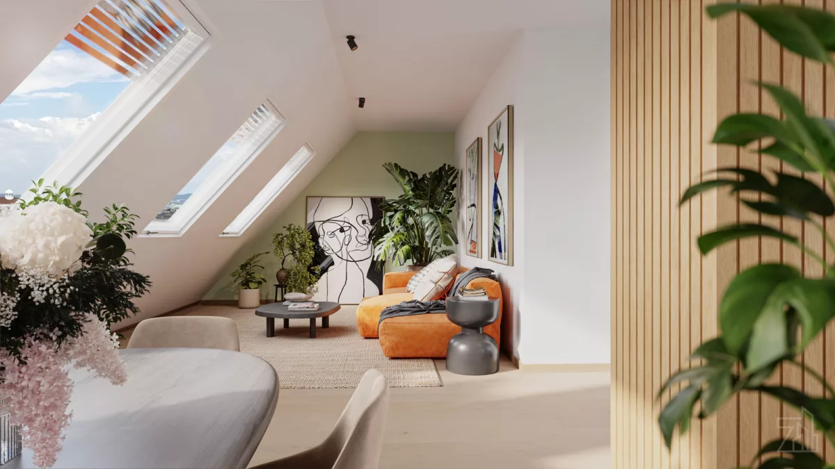 Wohnung 254285 – Wohnbereich in Wien