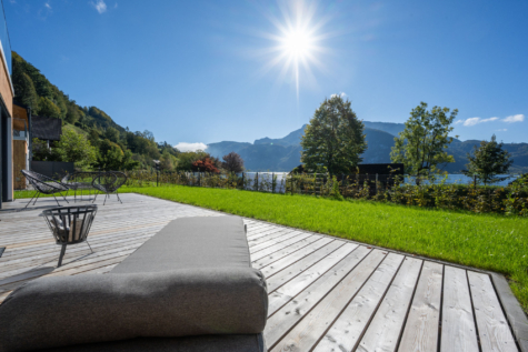 Wohnen am Mondsee! Gartenwohnung mit Eigengarten und privatem SEEZUGANG | Sofort Bezugsfertig!, 5311 Mondsee / Au, Erdgeschosswohnung