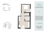 villa flora verkaufsplan apartment 11 - Ihr See-Investment am Wörthersee | Serviciertes 1-Zimmer-Apartment mit Balkon | PROVISIONSFREI!