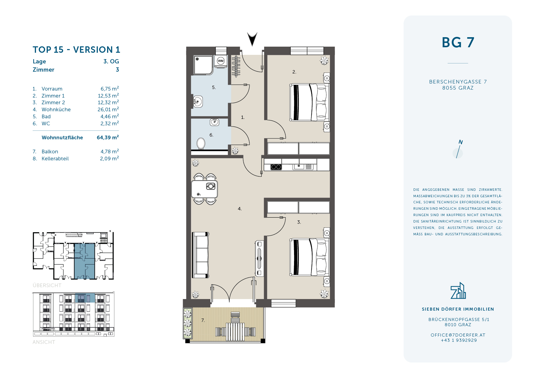 Wohnung 234161 – Immobilienansicht in Graz