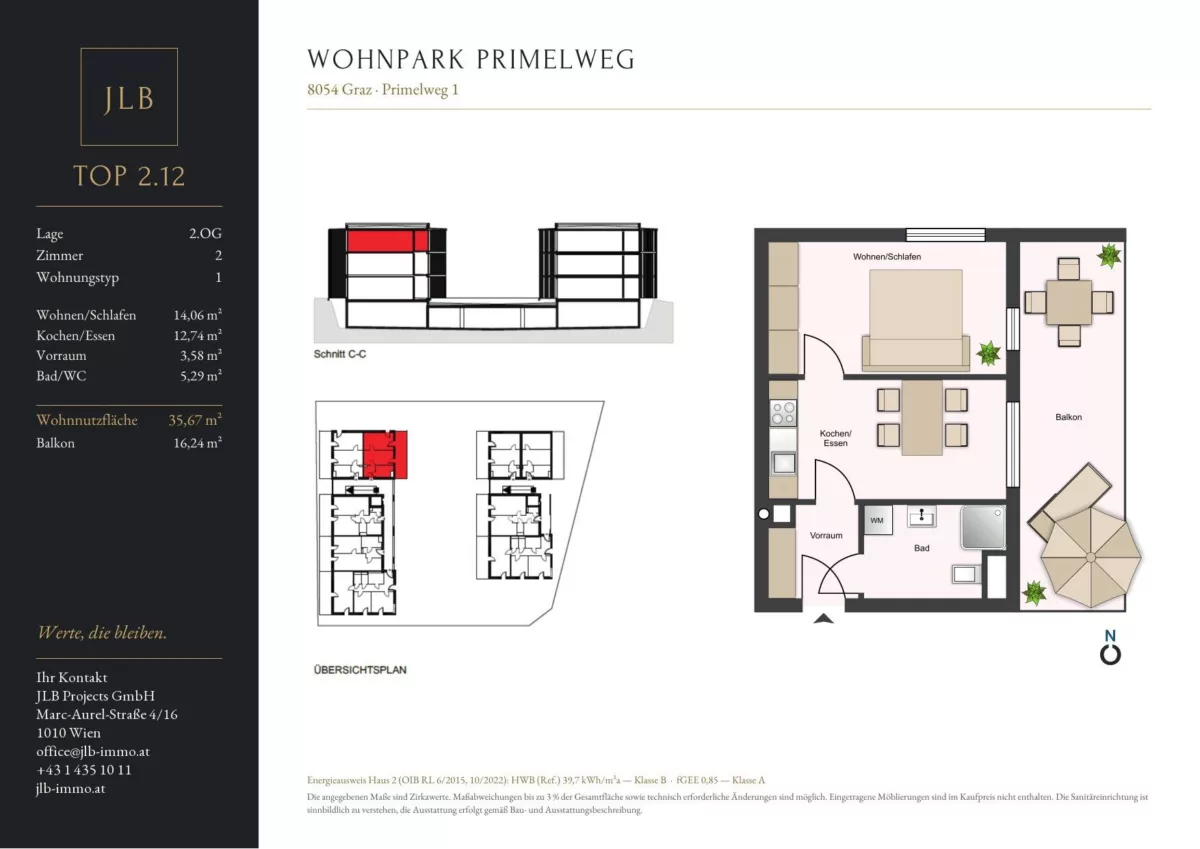JLB Verkaufsplan Primelweg 1 – Top 2.12