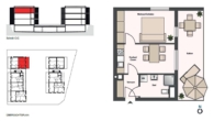 plan top 2.12 pw1 - Vermietete 2-Zimmer Neubauwohnung FÜR ANLEGER |mit Balkon und Küche im 2.OG! Provisionsfrei!