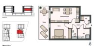 2-Zimmer Wohnung im 1.OG des Wohnparks Primelweg - NEUBAU(T)RAUM mit Balkon! - 1.6